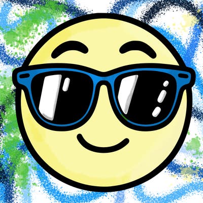 emoji with sunglasses