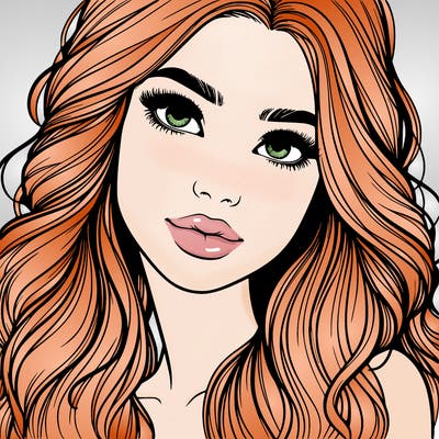 beautiful realistic girl