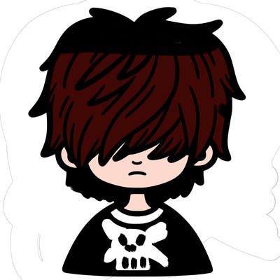 kid with hair that covers his eyes