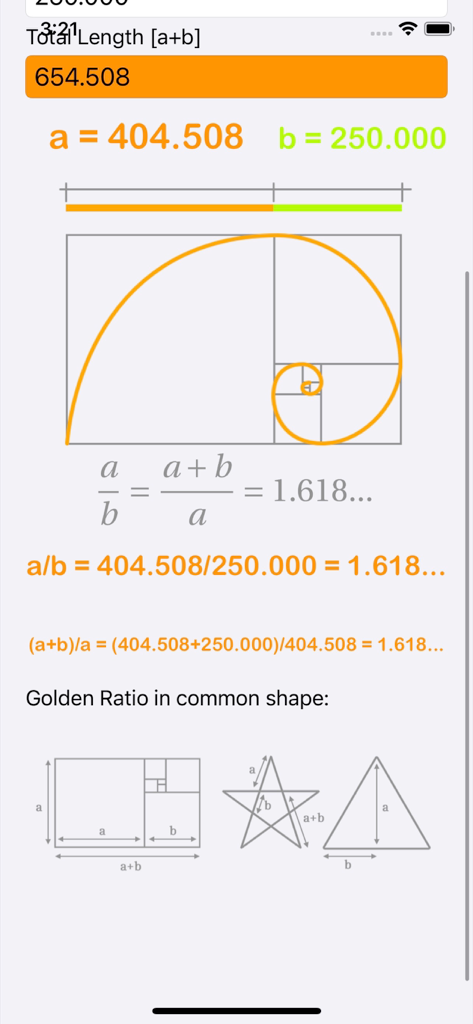 Golden Ratio Calculator Plus | Design with Divine Proportion