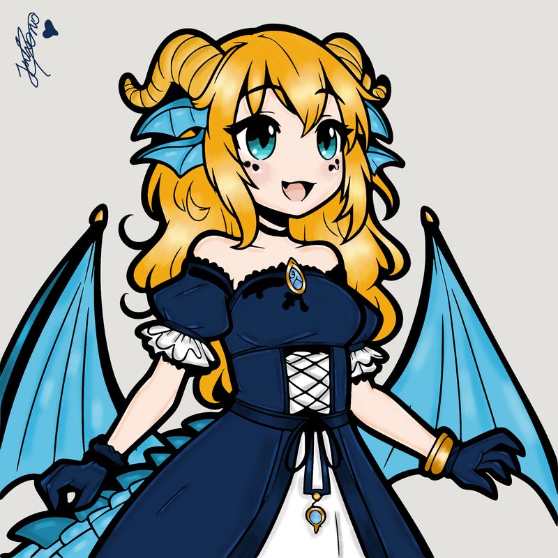 a dragon girl