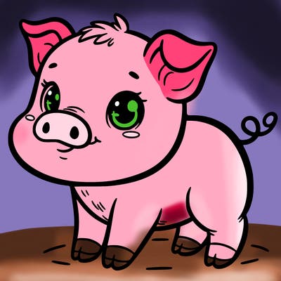 cute pig