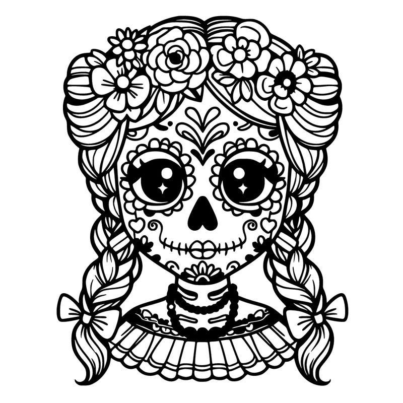 sugar skull makeup halloween