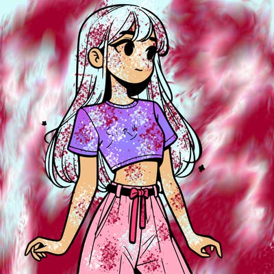 girl in a cute crop top