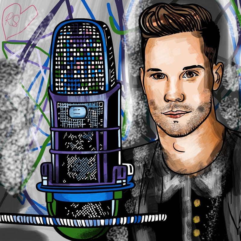 rasmus seebach holding microphone