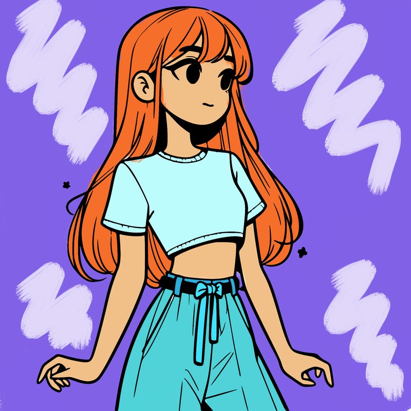 girl in a cute crop top