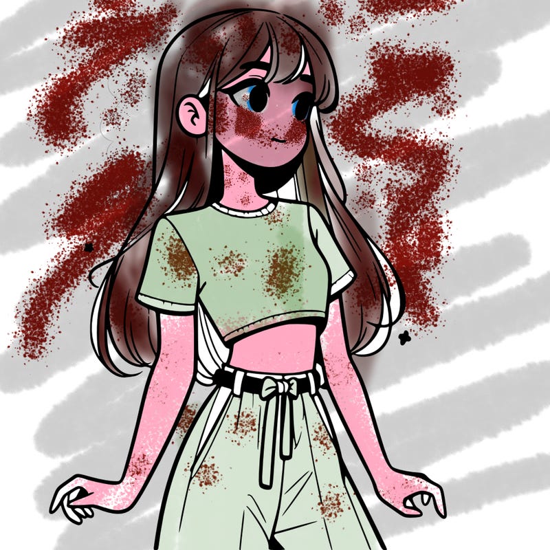 girl in a cute crop top