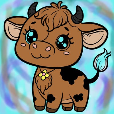 cute cow