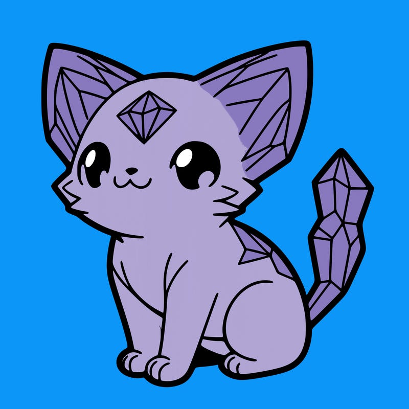 crystal kitten