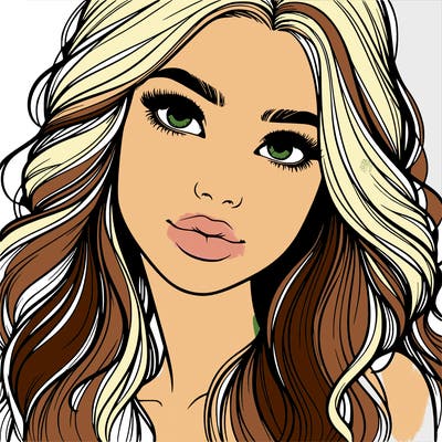 beautiful realistic girl