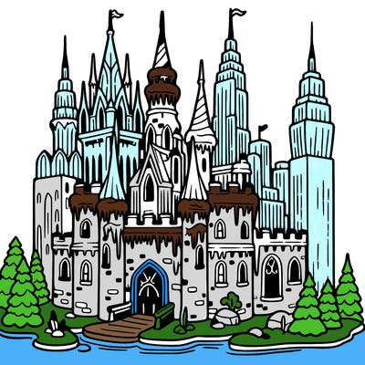 ice castle in new york
