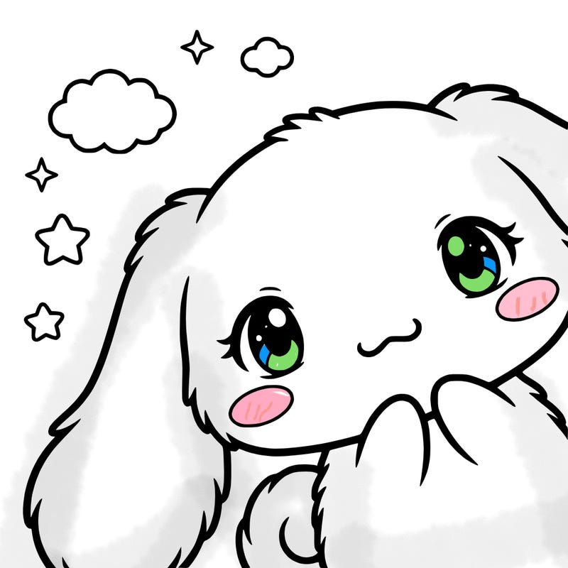 anime cinnamoroll cute fluffy