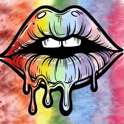 lips that look realistic and drip