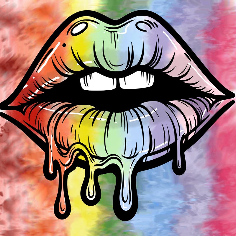 lips that look realistic and drip