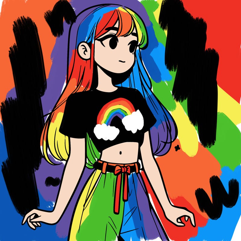 girl in a cute crop top