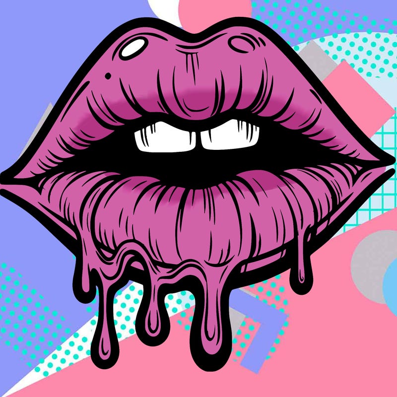 lips that look realistic and drip