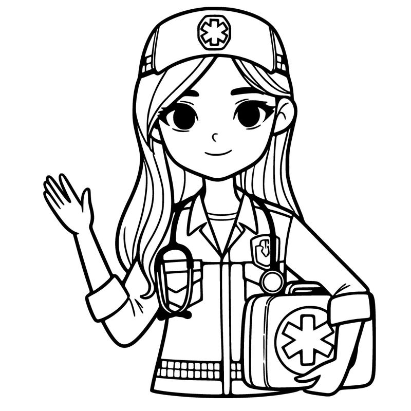 female paramedic