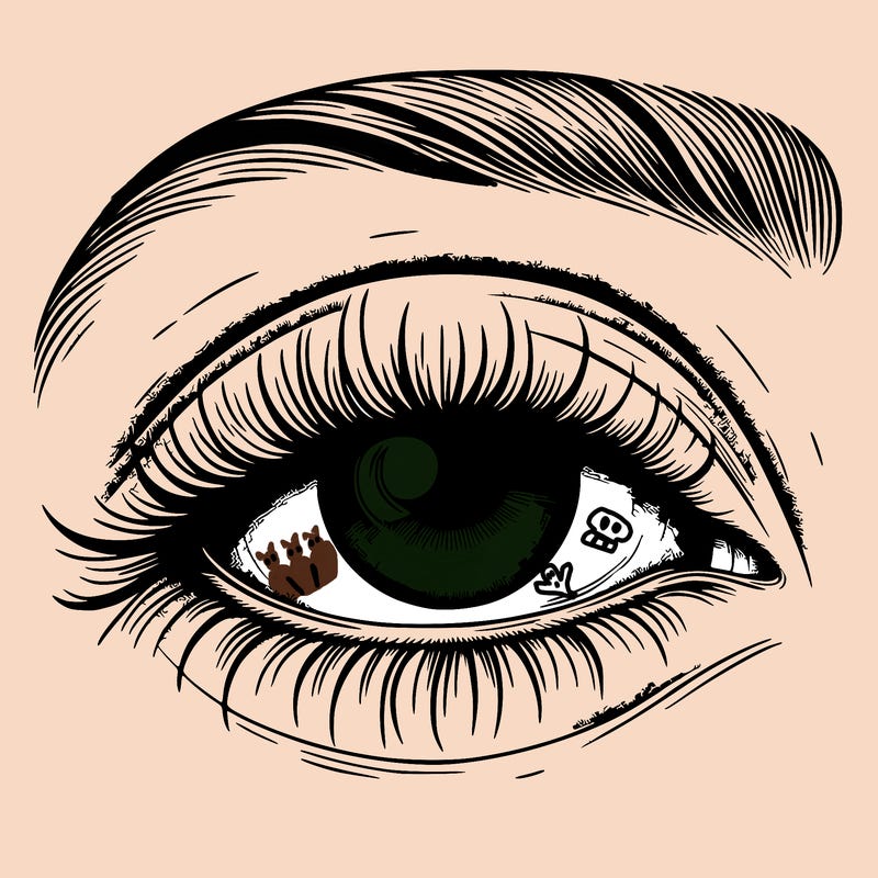 eye closed realistic