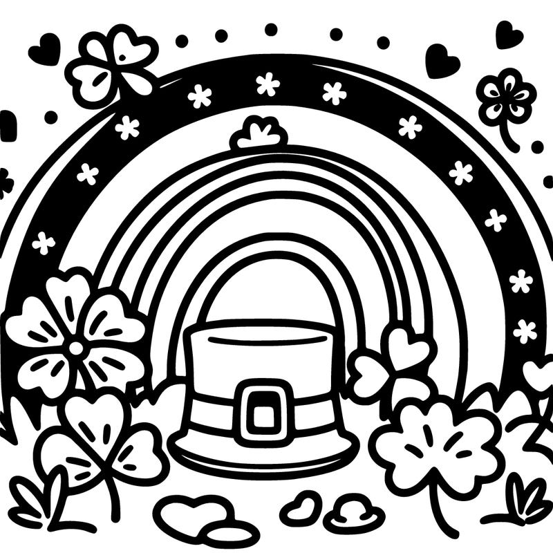 st patrick’s day rainbow