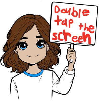 realistic girl holding up a sign