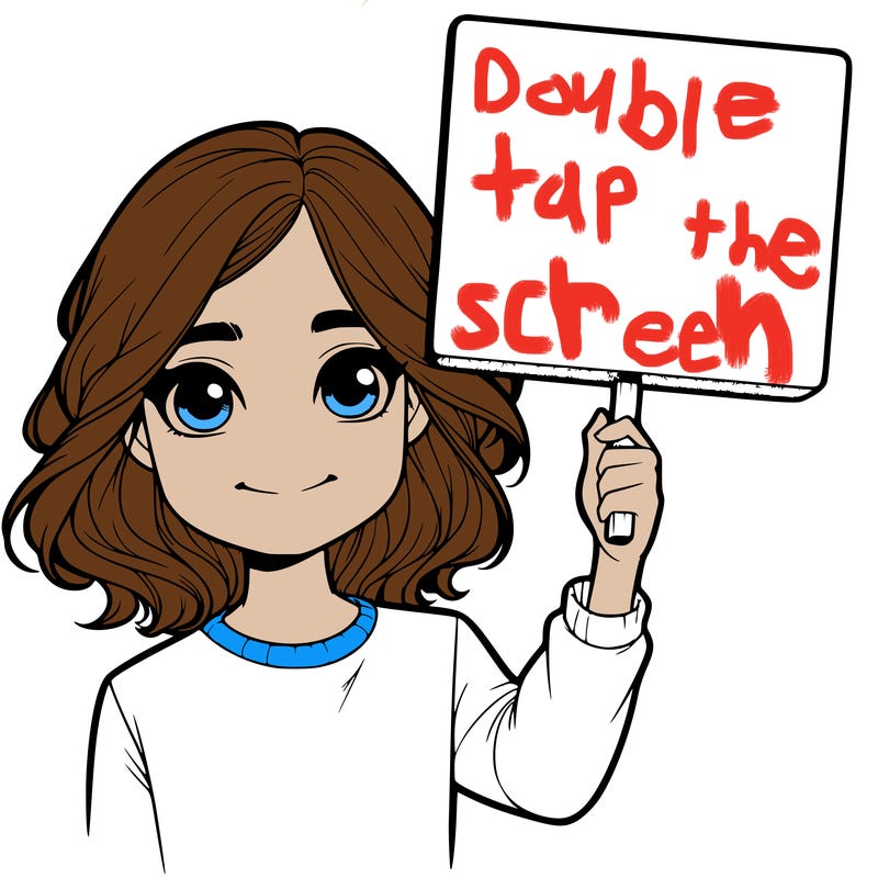 realistic girl holding up a sign