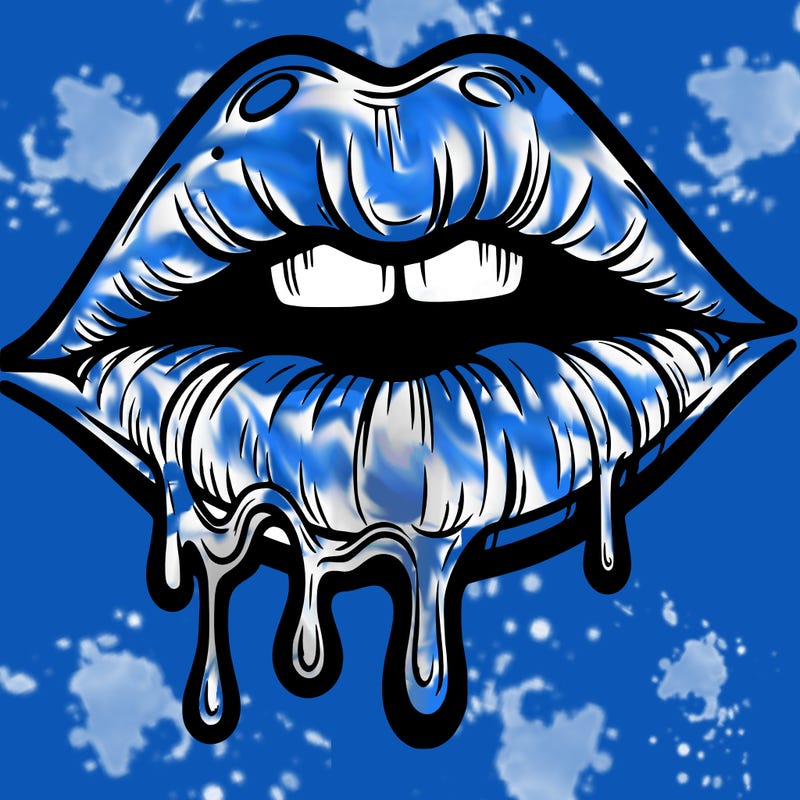 lips that look realistic and drip