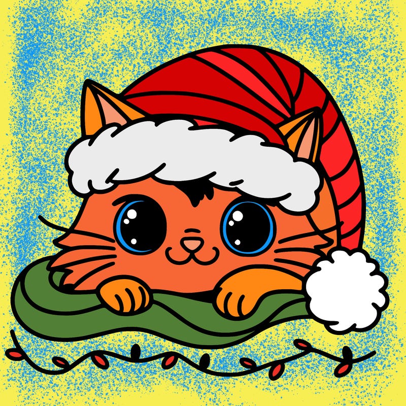 cat christmas