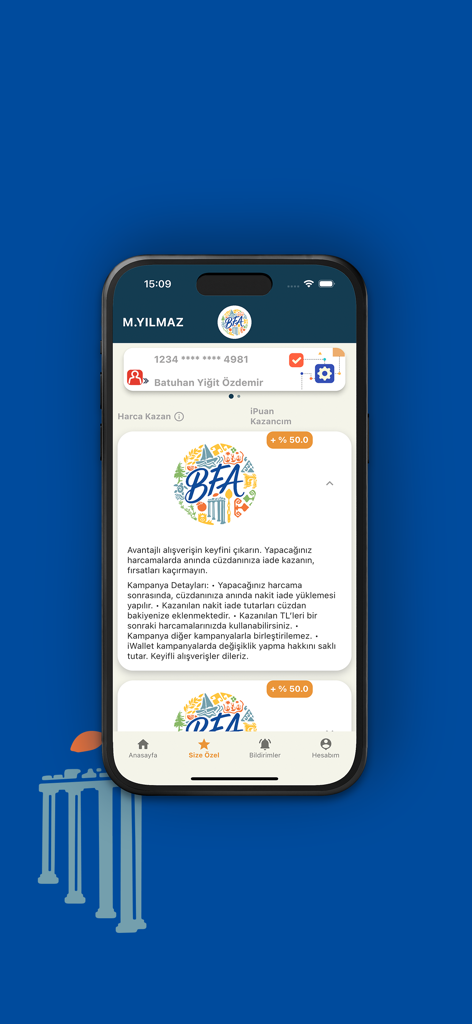 BFA Digital - BFA Digital app screen showing exclusive loyalty rewards and cashback offers for airport dining.