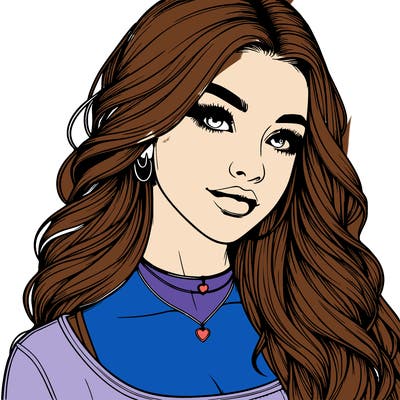 detailed realistic girl