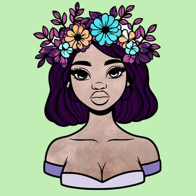 beautiful black people woman pretty girl