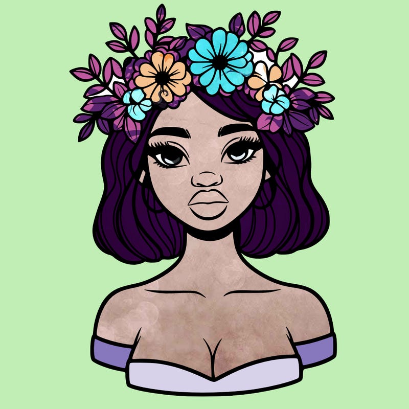 beautiful black people woman pretty girl