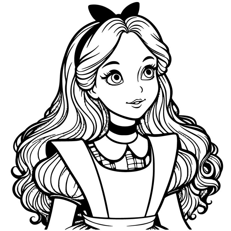 alice in wonderland, realistic