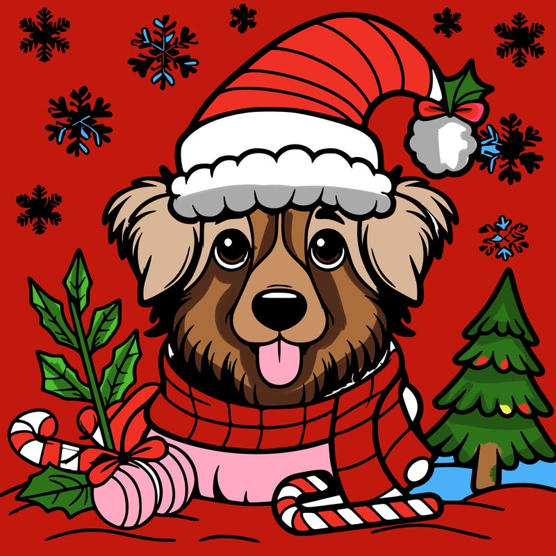 christmas dog