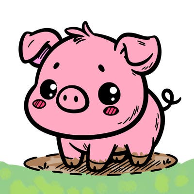 cute pig