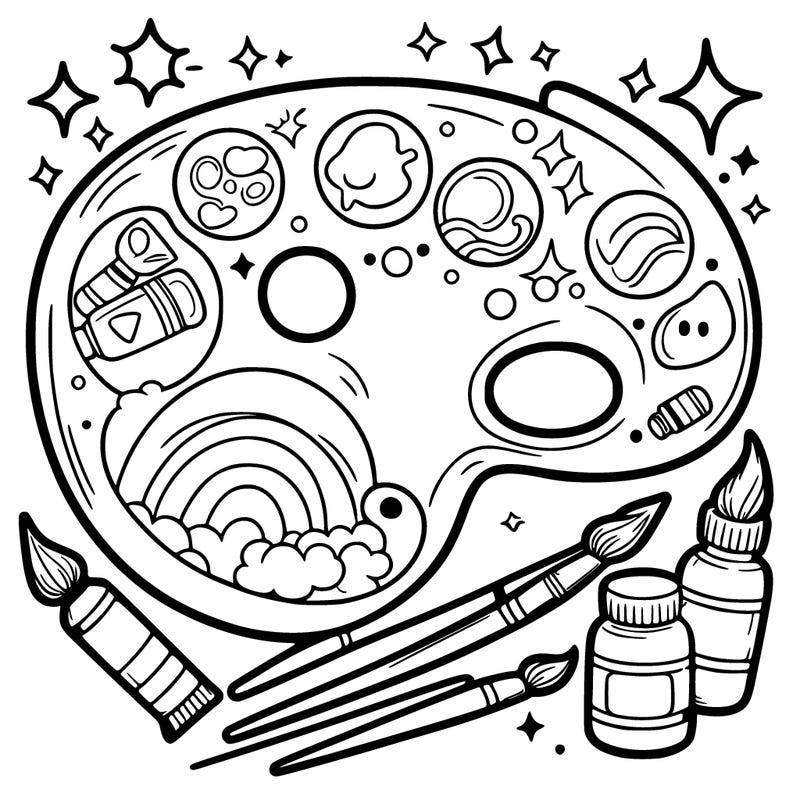 artist paint palette