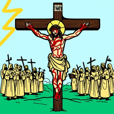 jesus on the cross