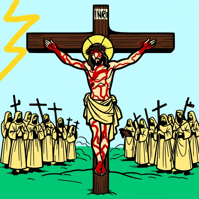 jesus on the cross
