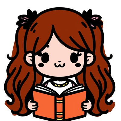 girl reading a book
