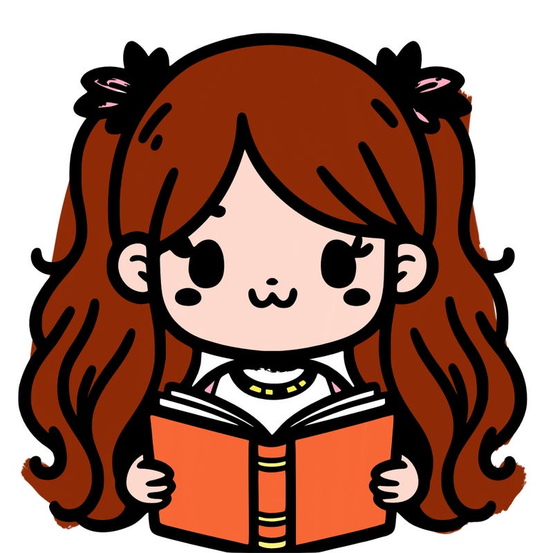 girl reading a book