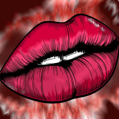 realistic lips