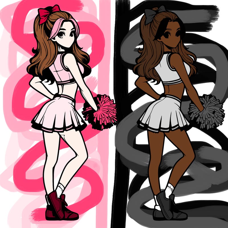 realistic cheerleader