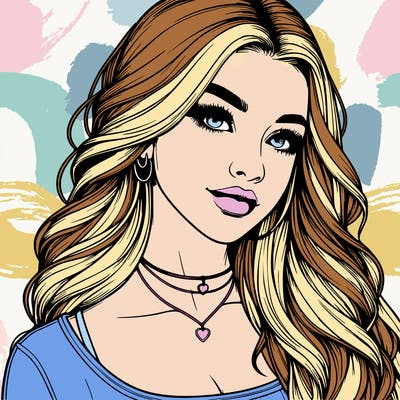 detailed realistic girl