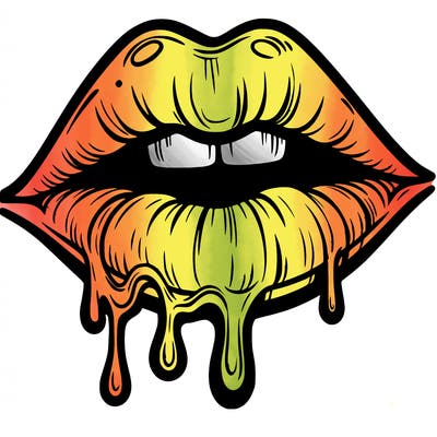 lips that look realistic and drip