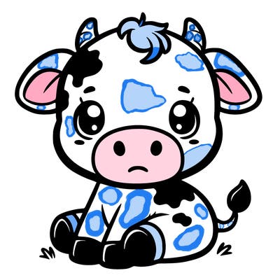 cute baby cow