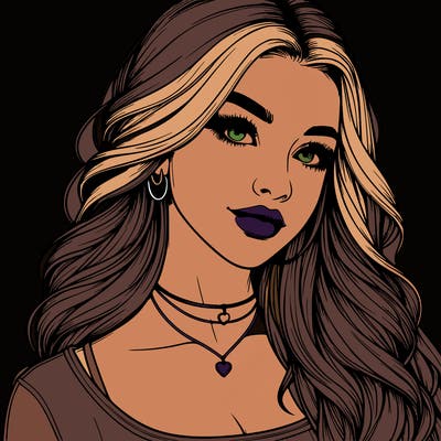 detailed realistic girl