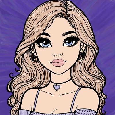 realistic pretty girl