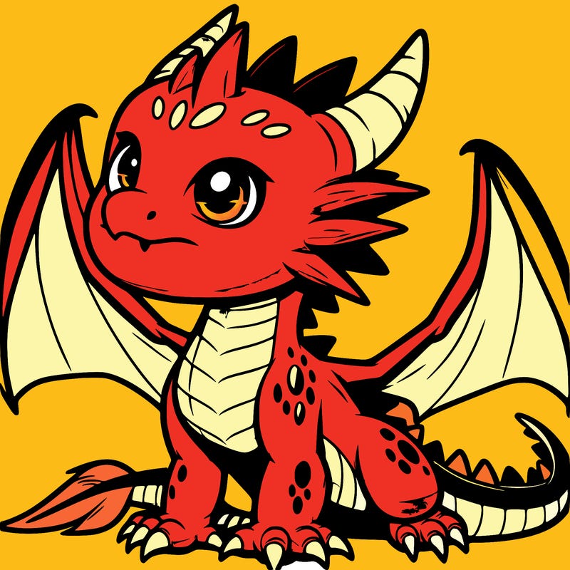 fierce baby night dragon