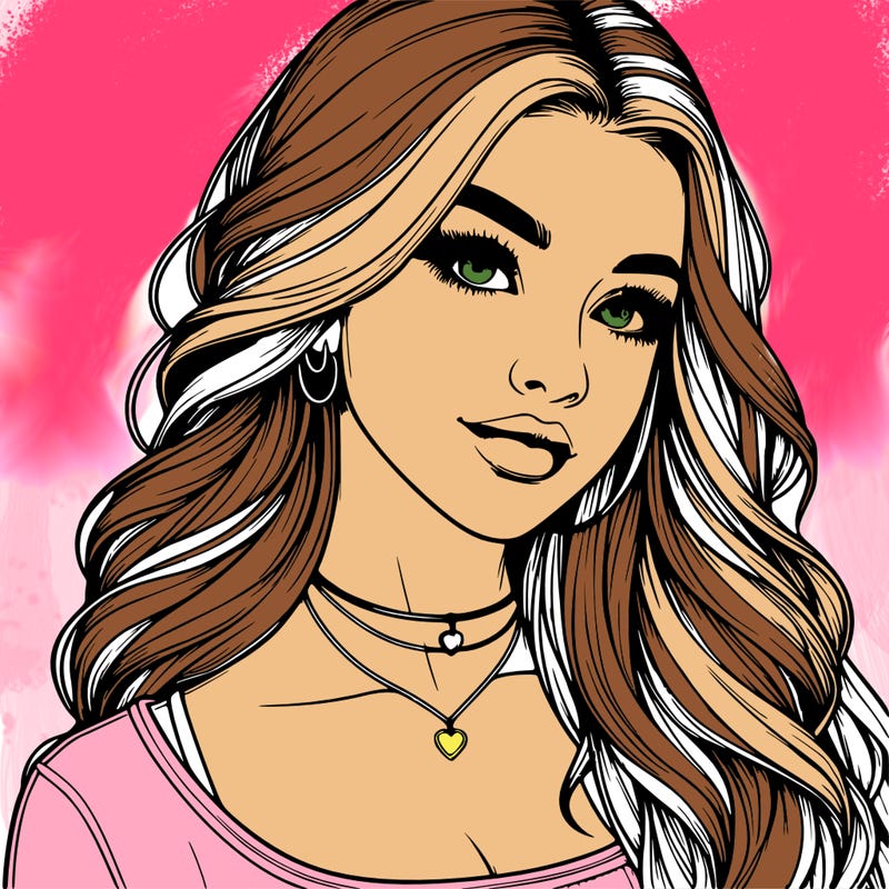 detailed realistic girl