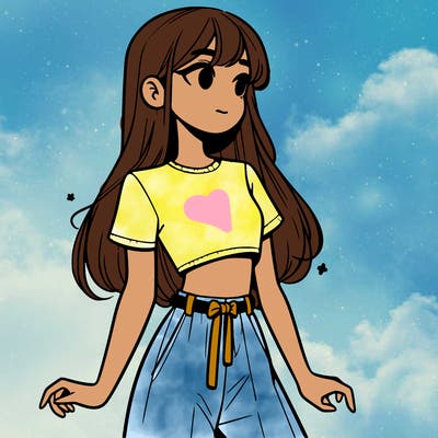 girl in a cute crop top