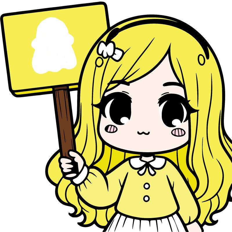 a girl holding a sign